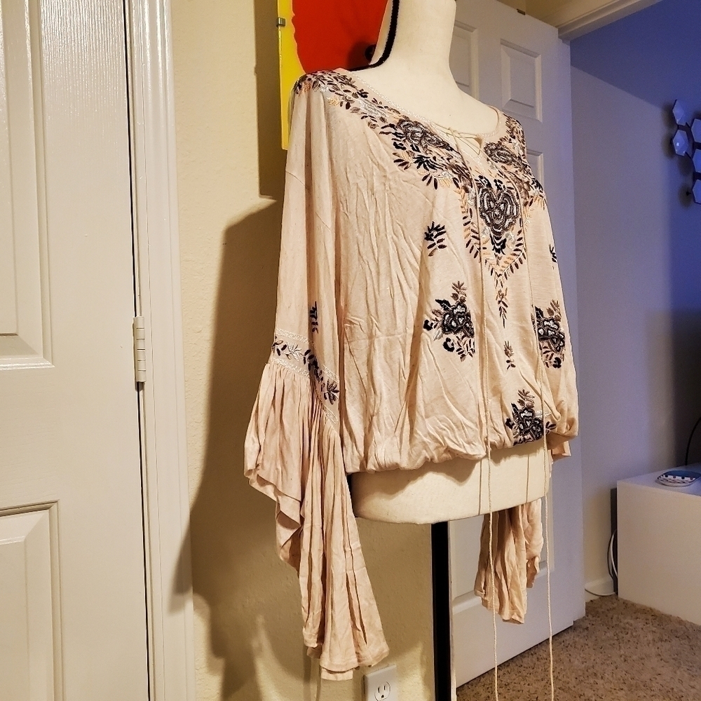 Free People | Boho Bell Sleeve Top - Picture 5 of 6